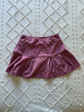 Women's Pleated Active Skort - Mauve Pink